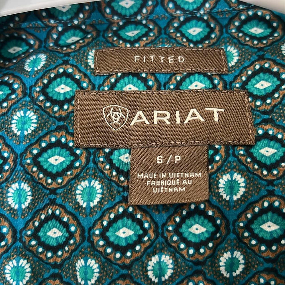 Ariat Button Down (Size Small Fitted) - image 3